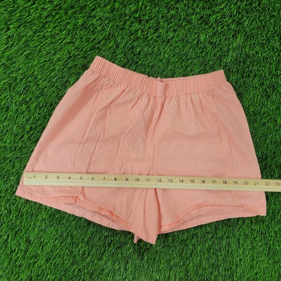 Vintage 80s Hot-Pants Gym Shorts Womens XS/S Peach USA Booty - Picture 5 of 12